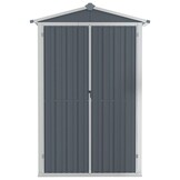 Tuinschuur Gegalvaniseerd Staal 116x45x175cm Grijs - 54% Korting