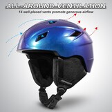 Skihelm met Skibril Set M - Sterrenblauw - 34% Korting