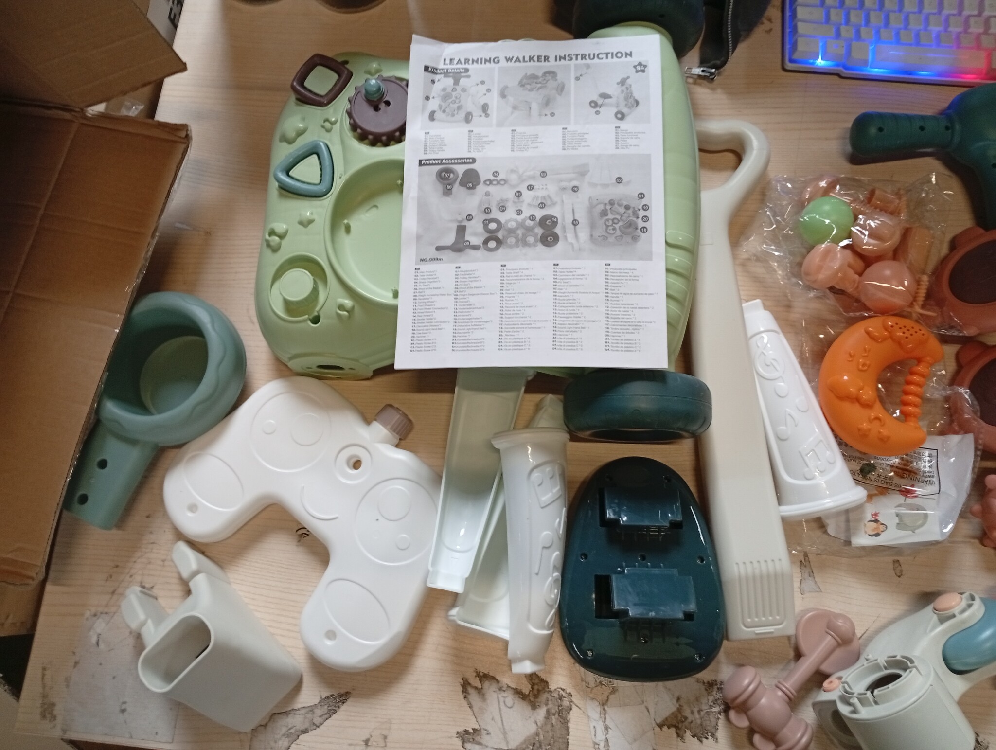 6-in-1 Baby Loophulp met Activiteitentafel | Leer Lopen met Korting!