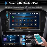 2-DIN Autoradio 7" HD Touchscreen, Bluetooth, Camera & Stuurbediening - 33% Korting