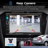 2-DIN Autoradio 7" HD Touchscreen, Bluetooth, Camera & Stuurbediening - 33% Korting