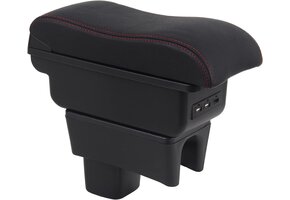 Middenarmsteun Dubbellaags Suzuki Swift (2005-2020) - Zwart/Rood | 34% Korting