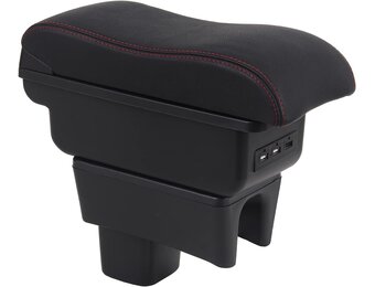Middenarmsteun Dubbellaags Suzuki Swift (2005-2020) - Zwart/Rood | 34% Korting