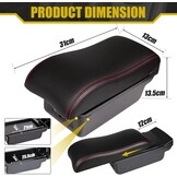 Middenarmsteun Dubbellaags Suzuki Swift (2005-2020) - Zwart/Rood | 34% Korting