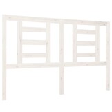 Hoofdbord Grenenhout Wit 146x4x100 cm - 33% Korting!