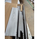 Boxspringframe Stof Grijs 180x200 cm - 54% Korting!