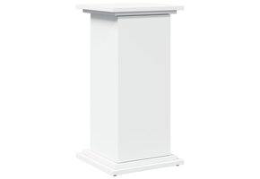 Betaalbare Sokkel met Opbergruimte - Wit Bewerkt Hout (31x30x60cm) - 45% Korting!