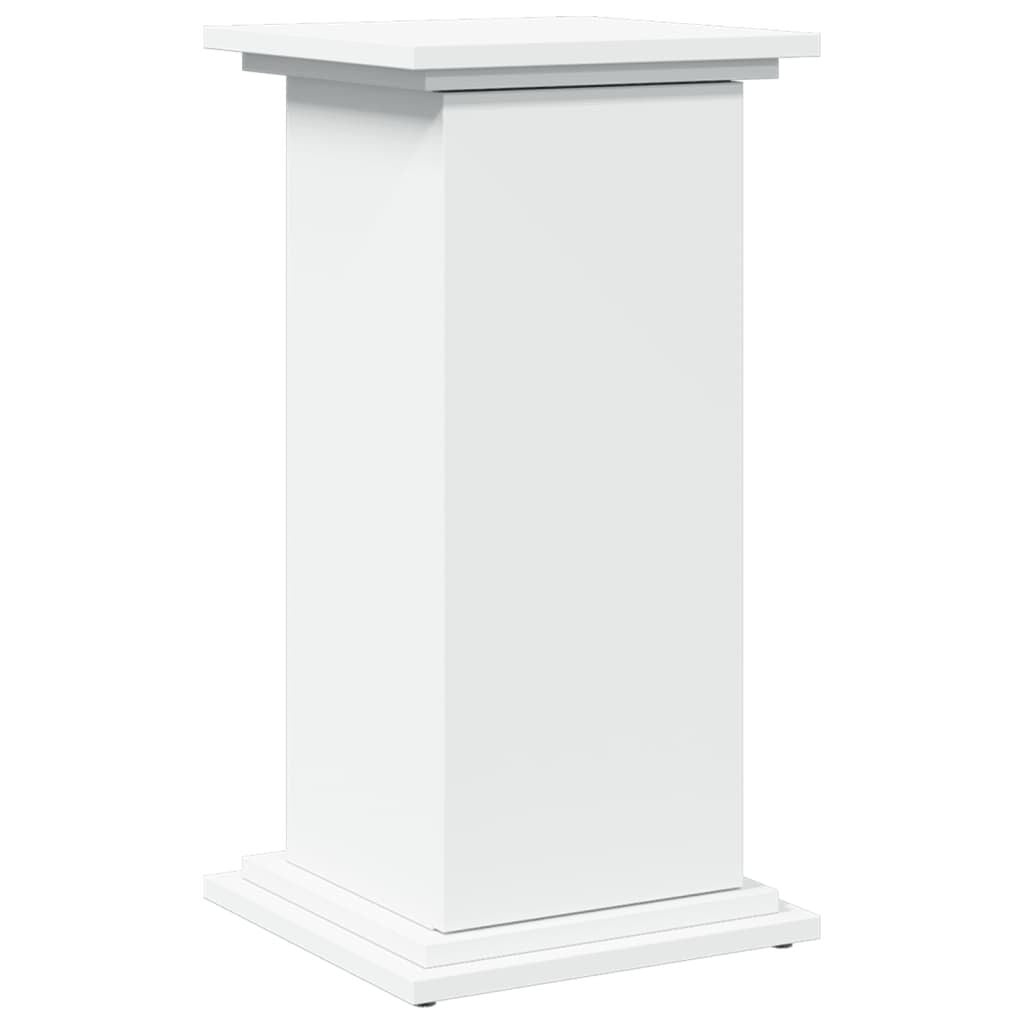 Opbergkast met 2 vakken - Wit Bewerkt Hout - 31x30x60 cm