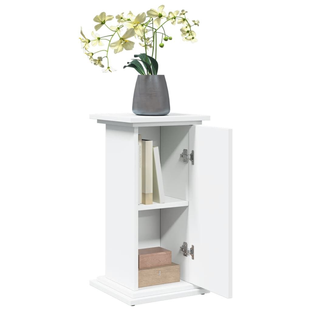 Opbergkast met 2 vakken - Wit Bewerkt Hout - 31x30x60 cm