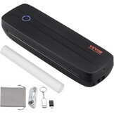 VEVOR Draagbare printer, 2600 mAh-batterij, 203 dpi, Bluetooth inktloze mobiele printer voor A4, A5 en 8,5 "x 11" thermisch papier, compatibel met iOS, Android en laptop, ideaal voor reizen, kantoor