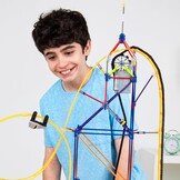 K'NEX Amazin' 8 Achtbaan - Bouwset met 448 onderdelen - 76 cm hoog