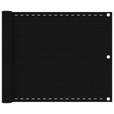 vidaXL Balkonscherm Zwart 75x500 cm HDPE - 31% Korting!
