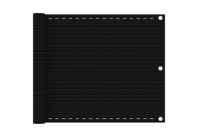 vidaXL Balkonscherm 75x500cm Zwart - 37% Korting!