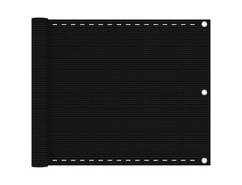 vidaXL Balkonscherm Zwart 75x500 cm HDPE - 31% Korting!
