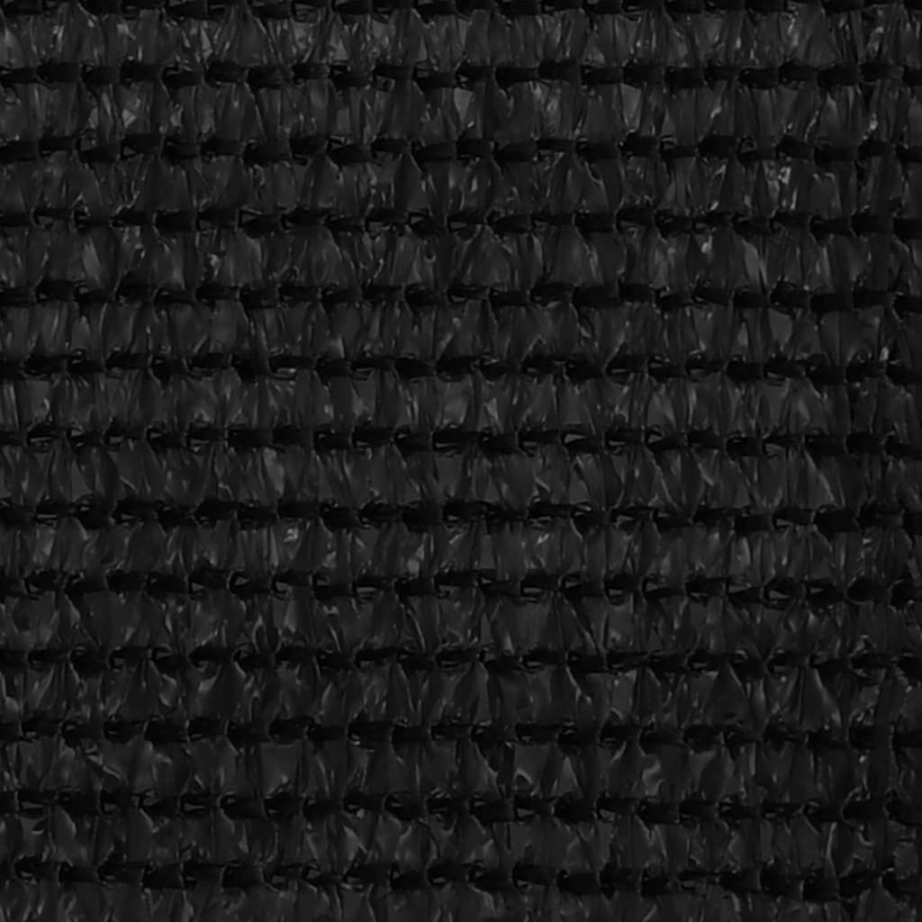 vidaXL Balkonscherm Zwart 75x500 cm HDPE - 31% Korting!