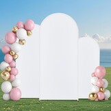 Gouden Achtergrondstandaard Bruiloft & Feest | 3-delig | Chiffon Inclusief | -34%