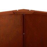 vidaXL Plantenbak Roestig 60 x 60 x 50 cm Cortenstaal