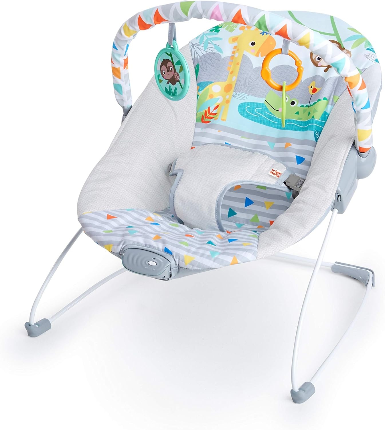 Bright Starts Safari Fun - Vibrating Bouncer with Toy bar