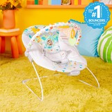 Bright Starts Safari Fun - Vibrating Bouncer with Toy bar