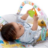 Bright Starts Safari Fun - Vibrating Bouncer with Toy bar