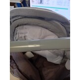 Kinderkraft 3-in-1 reisbed LOVI 3-in-1 reisbed, babybedje, wiegje, schommelwiegje, makkelijk in- en uitklappen, verstelbare zonnekap, met toebehoren, matrasje met verwijderbare hoes, Grijs