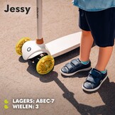 Lionelo Jessy Driewieler Step voor kinderen - Bruin - In hoogte verstelbaar