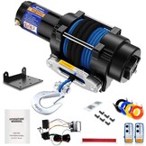 Anbull Elektrische Kabel Lier 12V 4500 LBS/2045 kg met Synthetisch Touw