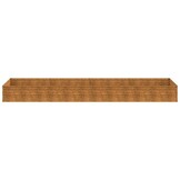 vidaXL Plantenbak verhoogd 387x100x36 cm cortenstaal