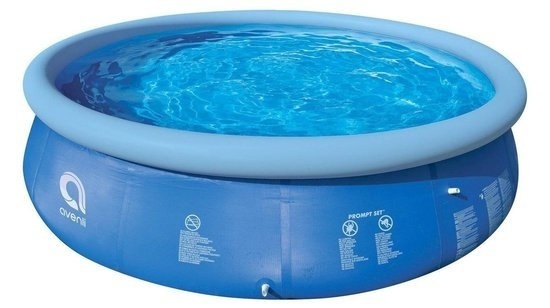 Opblaasbaar Zomerzwembad 244x63cm met Filterpomp & Afdekzeil | 54% Korting