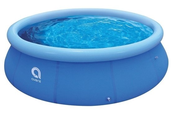 Opblaasbaar Zomerzwembad 244x63cm met Filterpomp & Afdekzeil | 54% Korting