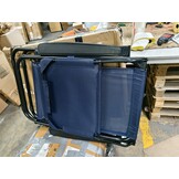 Ligstoel Zero Gravity met zonnedak – Blauw