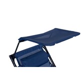 Ligstoel Zero Gravity met zonnedak – Blauw