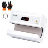 VEVOR Warmtepers voor kopjes, automatisch, 325-887 ml, diameter 75-85 mm, sublimatiemachine instelbare temperatuur en tijd, snelle en gelijkmatige verwarming, voor het overbrengen van foto's op mok