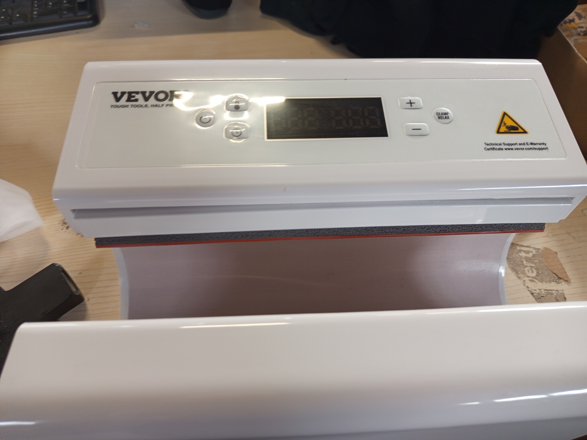 VEVOR Warmtepers voor kopjes, automatisch, 325-887 ml, diameter 75-85 mm, sublimatiemachine instelbare temperatuur en tijd, snelle en gelijkmatige verwarming, voor het overbrengen van foto's op mok