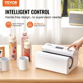 VEVOR Warmtepers voor kopjes, automatisch, 325-887 ml, diameter 75-85 mm, sublimatiemachine instelbare temperatuur en tijd, snelle en gelijkmatige verwarming, voor het overbrengen van foto's op mok