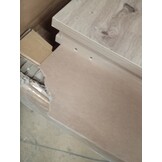 VidaXL Wandtafel met Lade & Plank - Artisanaal Eiken (54% Korting)