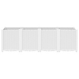 vidaXL Plantenbak 160x40x53 cm polypropeen wit