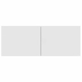 vidaXL Tv-meubels 2 st 80x30x30 cm bewerkt hout wit