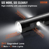 VEVOR Endoscoop Camera met 3 Lenzen - 4,5 inch IPS Scherm - 5 meter kabel - Zwart