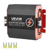 VEVOR DC-DC Acculader 12V 30A - 375W - Zwart - Geschikt voor Lithium, AGM, Gel en Loodaccu's