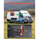 VEVOR DC-DC Acculader 12V 30A - 375W - Zwart - Geschikt voor Lithium, AGM, Gel en Loodaccu's