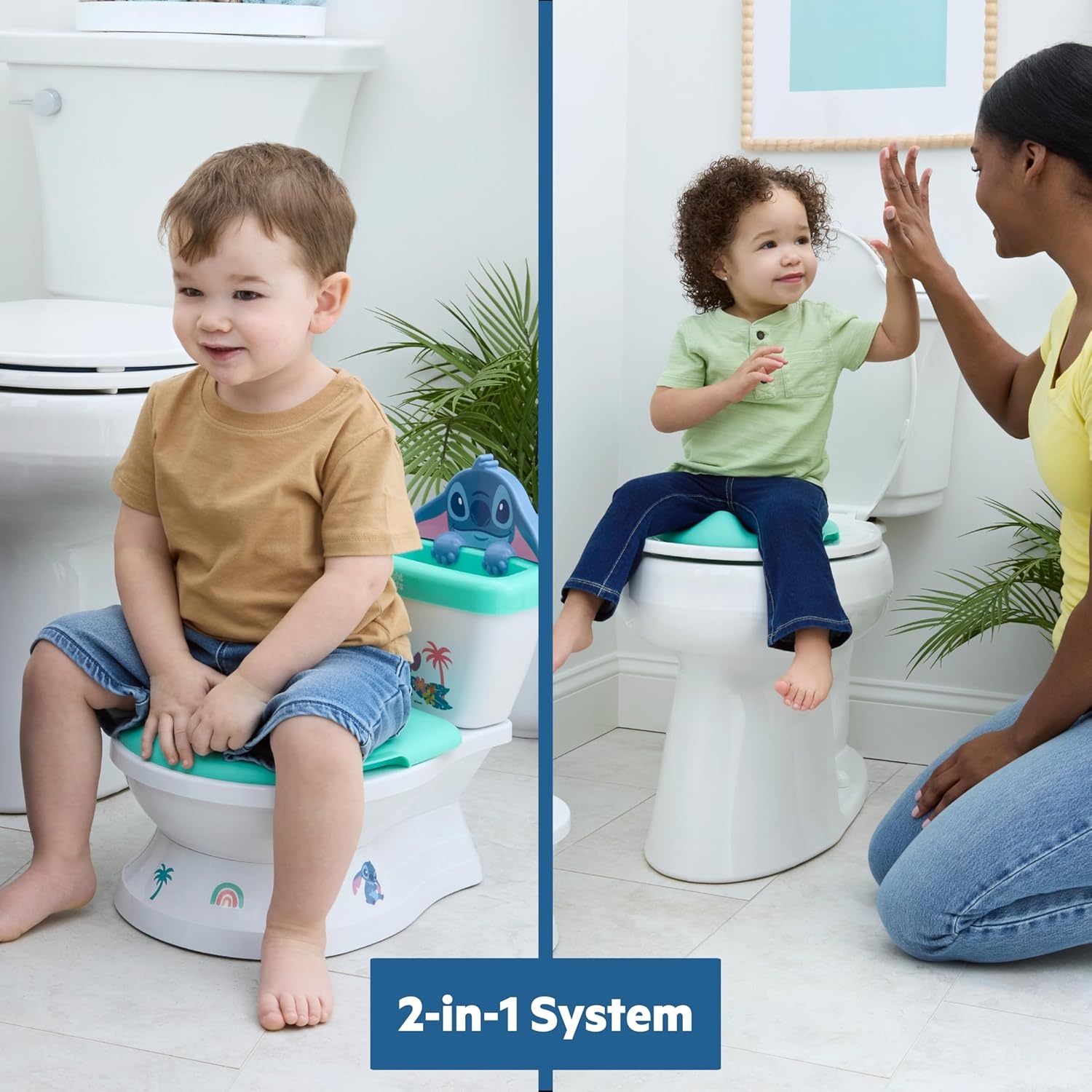 Bright Starts Disney Stitch My Size Potty - 2-in-1 Potje met Geluid