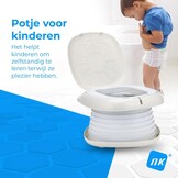 NK Kinderpotje Grijs - Opvouwbaar en Draagbaar - Geschikt vanaf 1 Jaar