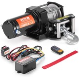 VEVOR Elektrische Lier 4000 lbs - 12V Lier voor ATV/UTV - Zwart
