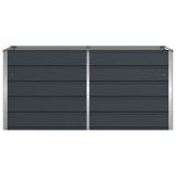 vidaXL Plantenbak Staal Antraciet 160x80x75cm - 58% Korting!