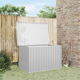 vidaXL Tuinbox 149x99x93 cm grijs