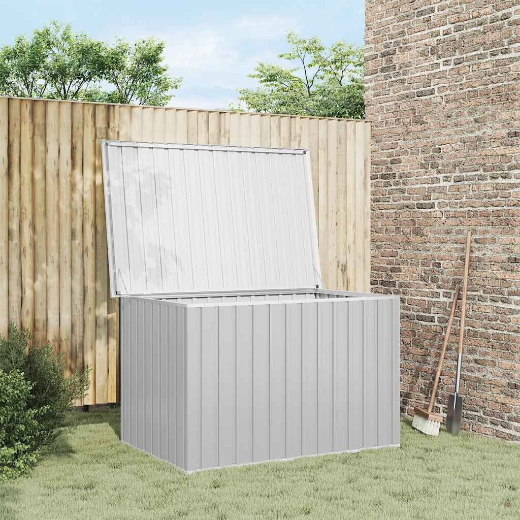 vidaXL Tuinbox 149x99x93 cm grijs