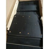 vidaXL Tv-meubel 156x40x40 cm massief grenenhout zwart