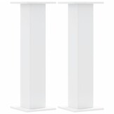 vidaXL Plantenstandaards 2 st 30x30x95 cm bewerkt hout wit