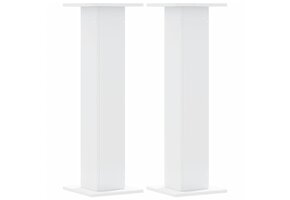 2x Houten Plantenstandaards Wit 95cm - 34% Korting